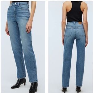 Madewell 29 29T Tall 90s Straight Jeans